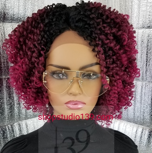 Custom made and colored kinky curly  wig - Picture 3 of 5